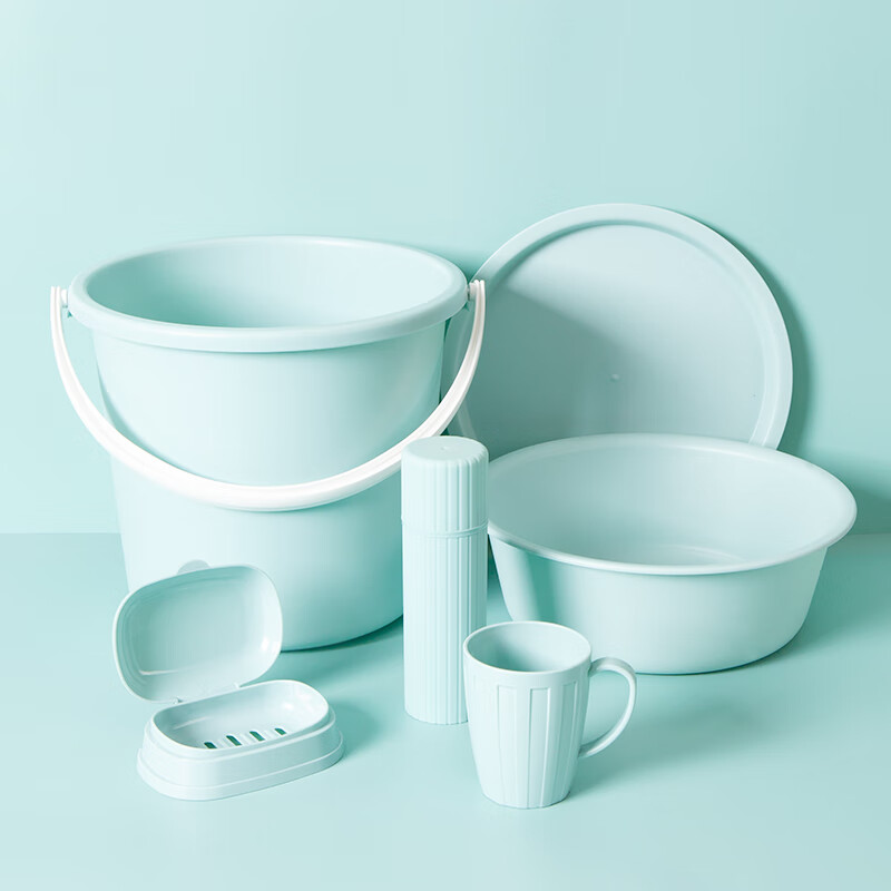 龙迅鹤盆桶套装 宿舍与家居生活的理想洗漱伴侣